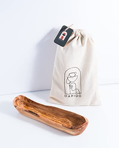 Darido Natürliche Obst- und Brotschale aus Olivenholz - Handgefertigt – 35x9 cm - Obstschale Holz - Rustikale Olivenholz Schale - Deko Holzschale - Winterliche Weihnachtsdekoration - Natürliche Kante Darido Natürliche Obst- und Brotschale aus Olivenholz - Handgefertigt – 35x9 cm - Obstschale Holz - Rustikale Olivenholz Schale - Deko Holzschale - Winterliche Weihnachtsdekoration - Natürliche Kante von Darido