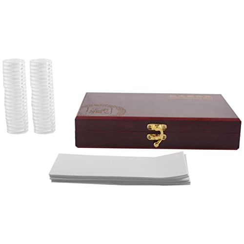 Dariokki 50 St¨¹Cke M¨¹Nz Schutz Display Box Aufbewahrungs Koffer Halter Runde Box Gedenk Sammlung Box von Dariokki