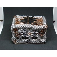 Chainmaille Schmuck Schatz Celestial Sun Box von DarkMountMaille