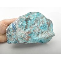 6.77" Shattuckite Roh - Oder Sspecimen Tantara Mine, Kongo S301 von DarkhorseMinerals