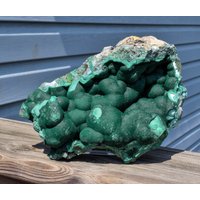 Wunderschöner Botryoidal Funkelnder Malachit Mit Chrysocolla - Congo Q413 von DarkhorseMinerals