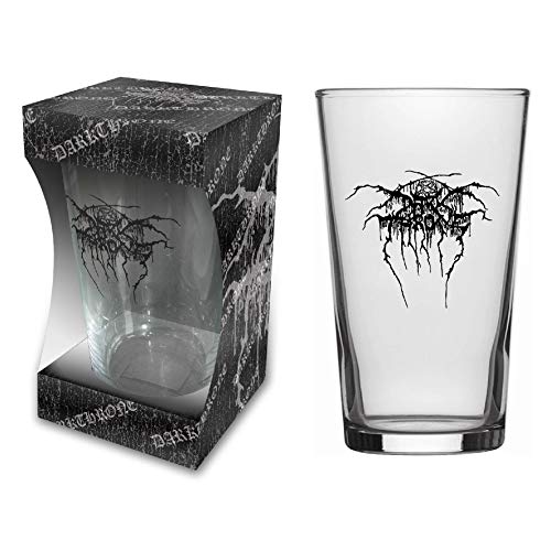 Darkthrone Dark Throne BIERGLAS/Beer Glass Logo - Pint 570 ml von Darkthrone