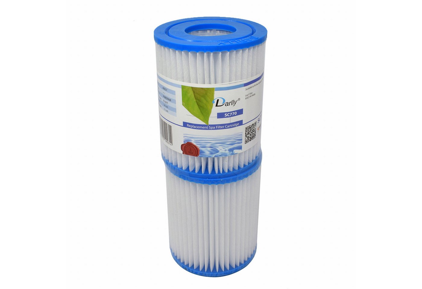 Darlly Pool-Filterkartusche Darlly SC770 Filter Ersatzfilter Lamellenfilter Laz Y Spa Whirlpool von Darlly