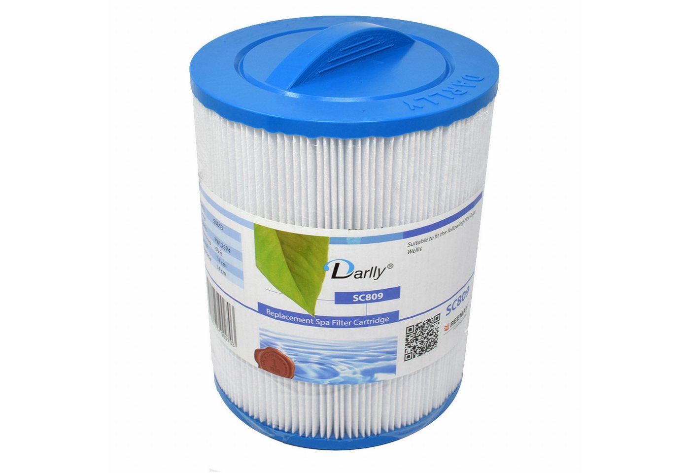 Darlly Pool-Filterkartusche Darlly SC809 Filter Ersatzfilter Lamellenfilter für Wellis Whirlpool von Darlly