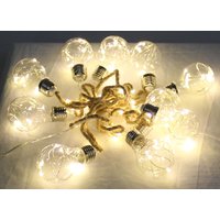 Lichterkette Glühbirnen 100 Led 3M von DaroDeko