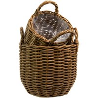 Polyrattan Pflanzkorb von DaroDeko