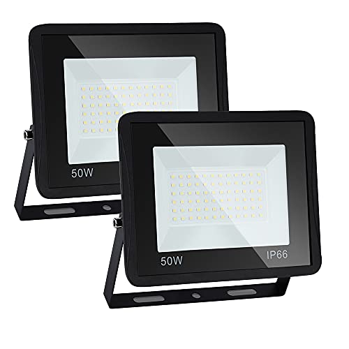 Daromigo LED Strahler Außen 2 Stück 50W LED Strahler, LED Scheinwerfer,Superhell 4250LM LED Scheinwerfer außen,3000K Warmweiß IP65 Wasserfest Außenstrahler für Hinterhof,Flur,Garage Daromigo LED Strahler Außen 2 Stück 50W LED Strahler, LED Scheinwerfer,Superhell 4250LM LED Scheinwerfer außen,3000K Warmweiß IP65 Wasserfest Außenstrahler für Hinterhof,Flur,Garage von Daromigo