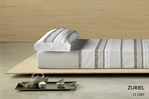 Dart Luxe Zuriel Bettwäsche-Set, Baumwoll-Polyester, Grau, 105 x 200 x 3 cm von Dart Luxe