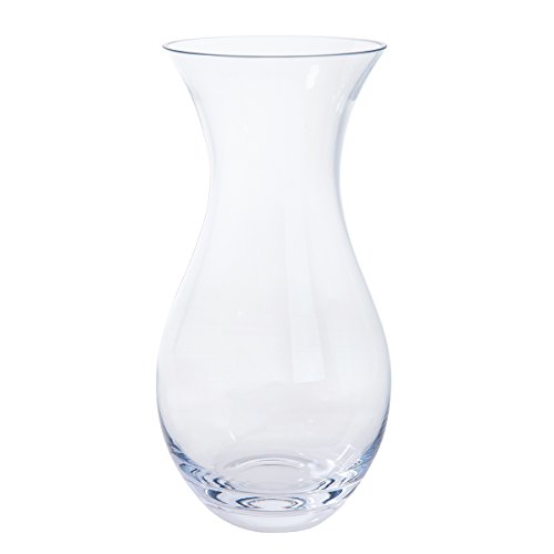 Dartington Crystal Flower Garden Blattwerk Vase, transparent von Dartington Crystal