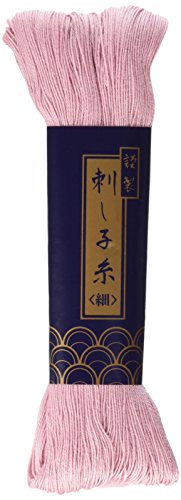 Sashiko Fadenverdünner 170 m Knäuel, Farbe 22 Blassrosa, japanische Quilten und Stickereien von Daruma
