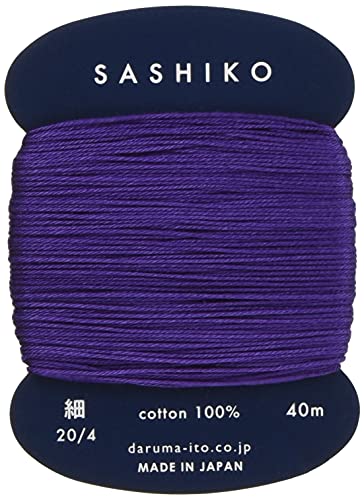 Yokota Sashiko Verdünnungsgarn, 40 m, Farbe 223 –violett– japanische Stickerei Yokota Sashiko Verdünnungsgarn, 40 m, Farbe 223 –violett– japanische Stickerei von Daruma