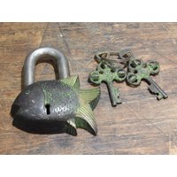 Fisch Vorhängeschloss Fisch Vorhängeschloss von Darwinworkshop