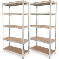 HEMMDAL 2er Set Fachbodenregal, verzinkt, Fachlast 175 kg, HxBxT 1.800 x 900 x 400 mm HEMMDAL 2er Set Fachbodenregal, verzinkt, Fachlast 175 kg, HxBxT 1.800 x 900 x 400 mm von HEMMDAL
