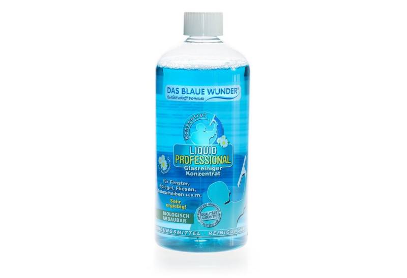 Das Blaue Wunder® Liquid Professional Konzentrat Glasreiniger (Duftsorte: Frühling reinigt und schützt Glasflächen und Spiegelflächen) von Das Blaue Wunder®