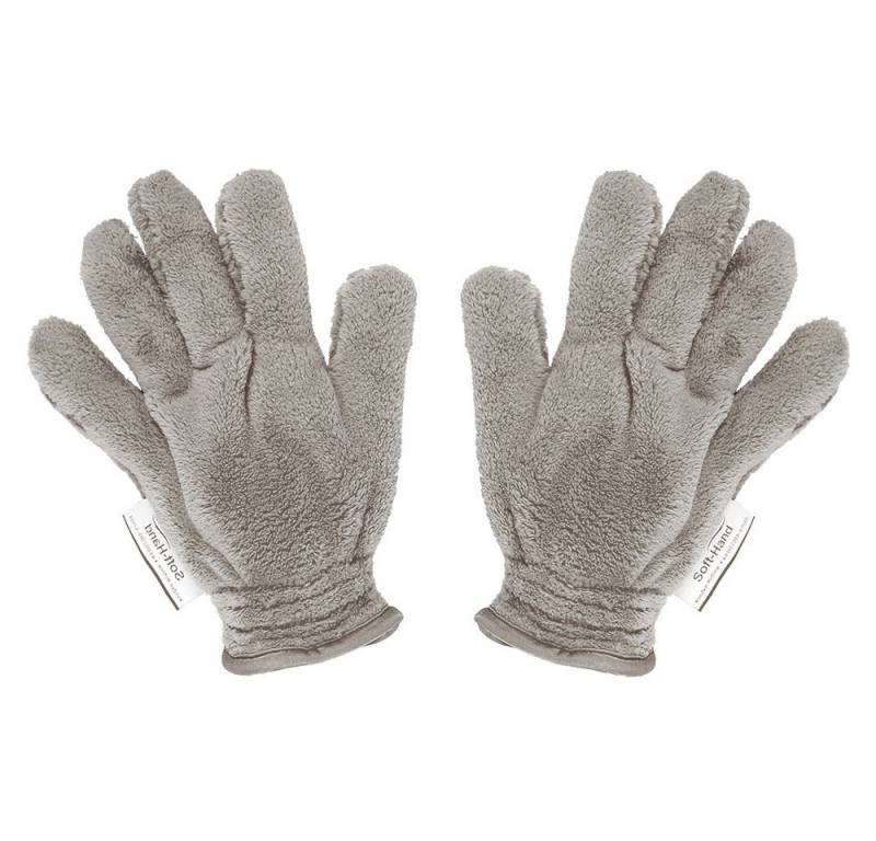 Das Blaue Wunder® SOFT Hand Staubhandschuh Mikrofasertuch (2er Set, Super Soft und Super Flauschig mit extra langen Fasern) von Das Blaue Wunder®