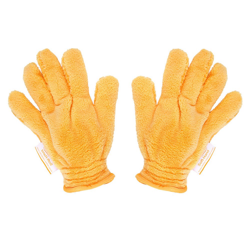 Das Blaue Wunder® SOFT Hand Staubhandschuh Mikrofasertuch (2er Set, Super Soft und Super Flauschig mit extra langen Fasern) von Das Blaue Wunder®