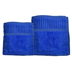 Das blaue Wunder - Bamboo Hand- und Duschtuch (blau) von Das blaue Wunder