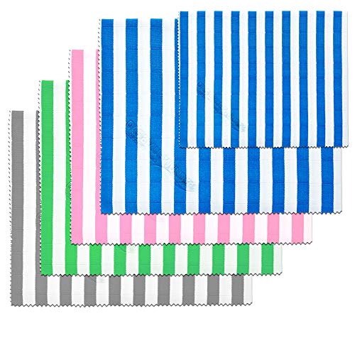 Das blaue Wunder Brillant Premium Putztuch 5er Set BUNT, Bambusfasern, zum Reinigen und Trocknen, streifenfrei, saugstark, fusselfrei von Das blaue Wunder