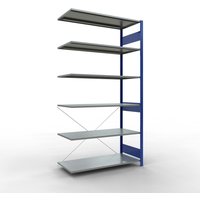 Das Fachbodenregal SCHULTE Anbaufeld in enzianblau mit verzinkten Fachböden für ein Regalsystem nach Ihren Wünschen Schaffen Sie sich ganz einfach Ihr eigenes modulares Regalsystem – mit den Grund- und Anbaufeldern dieses Fachbodenregals erweitern Sie Regalzeilen ganz nach Belieben. Auch mehrgeschossige und Doppelregale lassen sich mit dem Fachbodenregal aus Stahl realisieren. Die Felder sind in verschiedenen Maßen erhältlich und bieten somit viele Kombinationsmöglichkeiten. Dank der einfachen Steckmontage haben Sie das Güterregal schnell aufgebaut. Die Systemlochung der Böden ermöglicht Ihnen auch nach dem Aufbau einen flexiblen Wechsel von Zubehörteilen. Das Fachbodenregal-Anbaufeld mit Stahlfachböden ist eine robuste Konstruktion mit einer Aussteifung für noch mehr Stabilität. Die Regalständer sind pulverbeschichtet und damit stoßfest und farbbeständig. Die Fachböden sind verzinkt und dadurch vor Korrosion geschützt. Sie erhalten also ein Produkt mit einer hohen Lebensdauer. Stellen Sie sich ein modulares Regalsystem ganz nach Ihren Wünschen zusammen und bestellen Sie das Fachbodenregal SCHULTE Anbaufeld mit enzianblauem Rahmen und verzinkten Fachböden hier bei uns.Fachbodenregal SCHULTE, AF, enzianblau/verzinkt, FL 150 kg, HxBxT 2.500 x 1.300 x 600 mm Fachbodenregal SCHULTE, AF, enzianblau/verzinkt, FL 150 kg, HxBxT 2.500 x 1.300 x 600 mm Das Fachbodenregal SCHULTE Anbaufeld in enzianblau mit verzinkten Fachböden für ein Regalsystem nach Ihren Wünschen Schaffen Sie sich ganz einfach Ihr eigenes modulares Regalsystem – mit den Grund- und Anbaufeldern dieses Fachbodenregals erweitern Sie Regalzeilen ganz nach Belieben. Auch mehrgeschossige und Doppelregale lassen sich mit dem Fachbodenregal aus Stahl realisieren. Die Felder sind in verschiedenen Maßen erhältlich und bieten somit viele Kombinationsmöglichkeiten. Dank der einfachen Steckmontage haben Sie das Güterregal schnell aufgebaut. Die Systemlochung der Böden ermöglicht Ihnen auch nach dem Aufbau einen flexiblen Wechsel von Zubehörteilen. Das Fachbodenregal-Anbaufeld mit Stahlfachböden ist eine robuste Konstruktion mit einer Aussteifung für noch mehr Stabilität. Die Regalständer sind pulverbeschichtet und damit stoßfest und farbbeständig. Die Fachböden sind verzinkt und dadurch vor Korrosion geschützt. Sie erhalten also ein Produkt mit einer hohen Lebensdauer. Stellen Sie sich ein modulares Regalsystem ganz nach Ihren Wünschen zusammen und bestellen Sie das Fachbodenregal SCHULTE Anbaufeld mit enzianblauem Rahmen und verzinkten Fachböden hier bei uns.Fachbodenregal SCHULTE, AF, enzianblau/verzinkt, FL 150 kg, HxBxT 2.500 x 1.300 x 600 mm Fachbodenregal SCHULTE, AF, enzianblau/verzinkt, FL 150 kg, HxBxT 2.500 x 1.300 x 600 mm von Das Fachbodenregal SCHULTE Anbaufeld in enzianblau mit verzinkten Fachböden für ein Regalsystem nach Ihren Wünschen Schaffen Sie sich ganz einfach Ihr eigenes modulares Regalsystem – mit den Grund- und Anbaufeldern dieses Fachbodenregals erweitern Sie Re