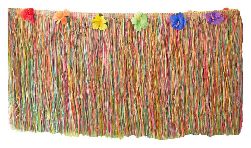 Das Kostümland Tischdecke Hawaii Party Artikel Tischumrandung 270x73cm - Bun von Das Kostümland