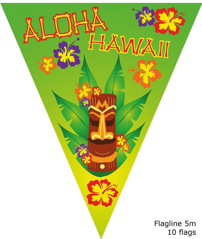 Funny Fashion Wimpelkette Aloha Hawaii Party Artikel zur Dekoration - Wimpel Funny Fashion Wimpelkette Aloha Hawaii Party Artikel zur Dekoration - Wimpel von Funny Fashion