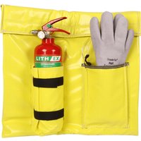 RathoLith® Transport- und Löschtasche Notfall-Set L1, Sicherheitshandschuhe, Schutzbrille u. Feuerlöscher 1 l von RathoLith®
