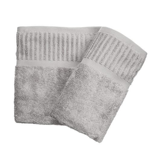 Das blaue Wunder - Bamboo Duschtücher, 2er (cool Grey) von Das blaue Wunder