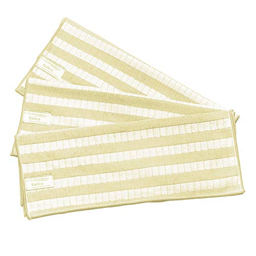 Das blaue Wunder Extra Geschirrtuch | aus Bambusfasern | extrem saugfähig | 60 cm x 40 cm (Creme, 3) von Das blaue Wunder