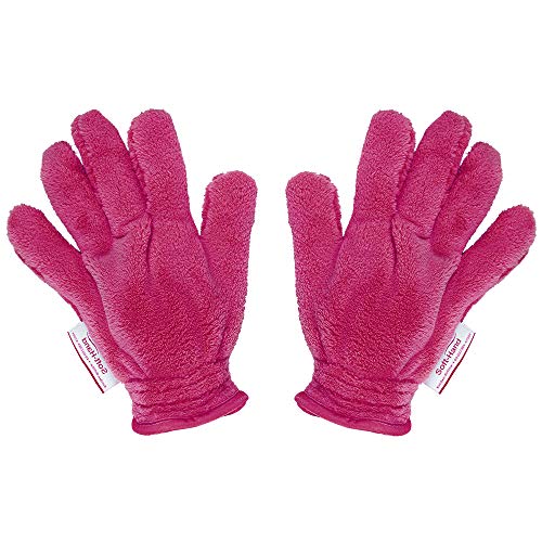 Soft Hand Staubtuch | Staub putzen leicht gemacht | Reinigungstuch Putztuch | verhindert Aufladen der entstaubten elektrischen Geräte | schnelle Reinigung | Das Blaue Wunder (2er Set, Beere) von Das blaue Wunder