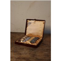 Versilberter Desertlöffel Vintage Schmuckbesteck Silber von DasEmporium
