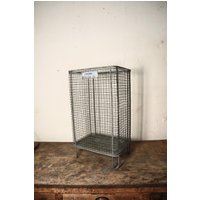 Verzinkter Korb Abfallkorb Recycling Gitterkorb Papier Overloom von DasEmporium