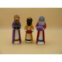 Gefilzte Krippenfiguren - Die Heiligen Drei Könige von DasFilzFuechsle