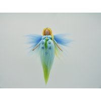 Vergissmeinnicht Fee, Filzfee 20 cm, Blumenfee Vergissmeinnicht Fee, Filzfee 20 cm, Blumenfee von DasFilzFuechsle