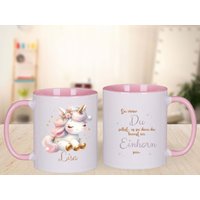 Einhorn Tasse Mit Name, Personalisiertes Geschenk Für Tochter, Geschenk, Kindergeschirr Personalisiert, Kinder Einhorn Tasse Mit Name, Personalisiertes Geschenk Für Tochter, Geschenk, Kindergeschirr Personalisiert, Kinder von DasGeschenkestudio