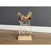 Frohe Ostern 3D Schriftzug Zum Stellen Oder Hängen/Happy Easter Lasercut von DasHandwerksduo