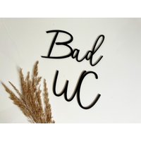 Großer Schriftzug Bad Wc Mit Klebe Stripes Zur Montage Großer Schriftzug Bad Wc Mit Klebe Stripes Zur Montage von DasHandwerksduo