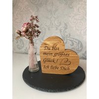 Valentinstag/Geschenk Für Sie Ihn Holzherz Mit Tollem Spruch Nachhaltig Handgefertigt von DasHandwerksduo