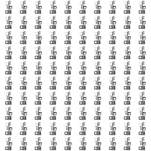 100 Stück Terrassendielen Clip Edelstahl Befestigungselemente für Terrassen Bretter Verstecken T Befestigungssysteme mit Schrauben und Bit Terrassendielen von Dasbsug