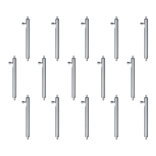 15 Stück Uhrenarmband-Rohre, Reparaturwerkzeug, Ersatzzubehör, Uhrenarmbänder, Stifte, Schnellspanner, Federstange, Edelstahl von Dasbsug