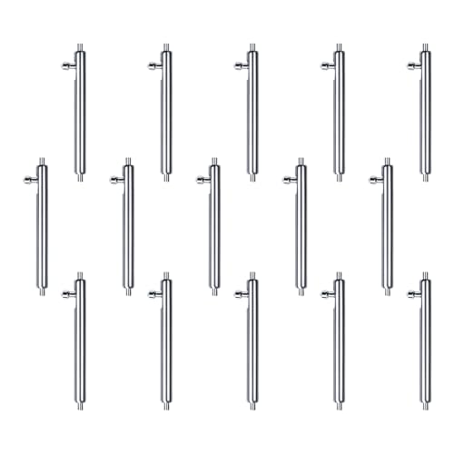 15 Stück Uhrenarmband-Rohre, Reparaturwerkzeug, Ersatzzubehör, Uhrenarmbänder, Stifte, Schnellspanner, Federstange, Edelstahl von Dasbsug