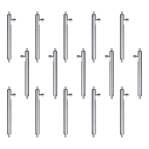 15 Stück Uhrenarmband-Rohre, Reparaturwerkzeug, Ersatzzubehör, Uhrenarmbänder, Stifte, Schnellspanner, Federstange, Edelstahl von Dasbsug