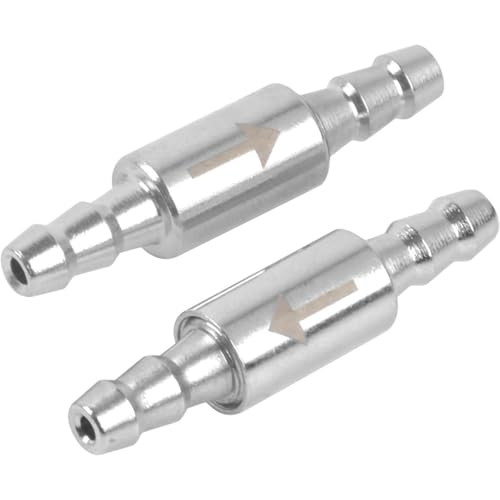 2 x 360 Grad drehbare Rückschlagventile, geräuscharm für CO2-Systeme, Kohlendioxid-Diffusor, Aquarien, Zubehör, geräuscharmes Luftschlauchventile 2 x 360 Grad drehbare Rückschlagventile, geräuscharm für CO2-Systeme, Kohlendioxid-Diffusor, Aquarien, Zubehör, geräuscharmes Luftschlauchventile von Dasbsug