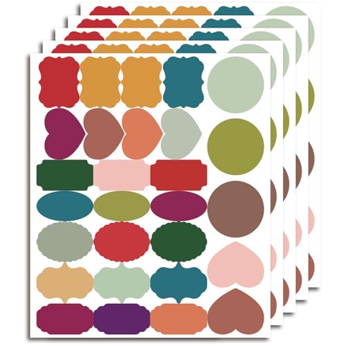 280 farbige Kreidetafel-Etiketten, wasserdicht, entfernbar, Aufkleber für Küche, Speisekammern, Gläser, Lebensmittel und Büro, Dekoration, Küchenaufbewahrung 280 farbige Kreidetafel-Etiketten, wasserdicht, entfernbar, Aufkleber für Küche, Speisekammern, Gläser, Lebensmittel und Büro, Dekoration, Küchenaufbewahrung von Dasbsug