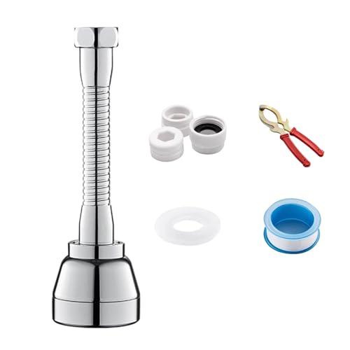 3 Sprühmodi, Messing-Wasserhahn-Luftsprudler, 360 Grad drehbar, massiver Messing-Luftsprudler ohne Spritzer, Design steigert den Durchfluss für Küchenspüle, Niederwasserdruck, Wasserhahnverstärker 3 Sprühmodi, Messing-Wasserhahn-Luftsprudler, 360 Grad drehbar, massiver Messing-Luftsprudler ohne Spritzer, Design steigert den Durchfluss für Küchenspüle, Niederwasserdruck, Wasserhahnverstärker von Dasbsug