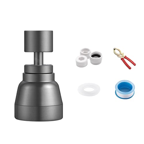 3 Sprühmodi, Messing-Wasserhahn-Luftsprudler, 360 Grad drehbar, massiver Messing-Luftsprudler ohne Spritzer, Design steigert den Durchfluss für Küchenspüle, Niederwasserdruck, Wasserhahnverstärker 3 Sprühmodi, Messing-Wasserhahn-Luftsprudler, 360 Grad drehbar, massiver Messing-Luftsprudler ohne Spritzer, Design steigert den Durchfluss für Küchenspüle, Niederwasserdruck, Wasserhahnverstärker von Dasbsug