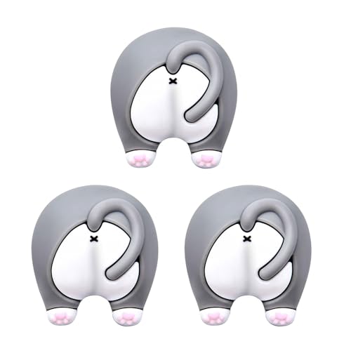 3 x weiche Silikon-Türstopper für Katzen, Stoßstange, schützende Absorbierung für Möbelzubehör 3 x weiche Silikon-Türstopper für Katzen, Stoßstange, schützende Absorbierung für Möbelzubehör von Dasbsug