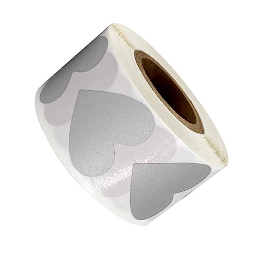 300 Stück Herz-Kratz-Etiketten, 25 mm, selbstklebend, für kleine Unternehmen, Hochzeit, Geburtstag, Valentinstag, Etiketten 300 Stück Herz-Kratz-Etiketten, 25 mm, selbstklebend, für kleine Unternehmen, Hochzeit, Geburtstag, Valentinstag, Etiketten von Dasbsug