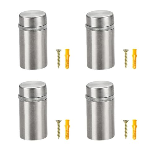 4 Stück praktische, stabile Edelstahl-Glasschrauben, geeignet für verschiedene Stärken und Rauminstallationslösungszubehör 4 Stück praktische, stabile Edelstahl-Glasschrauben, geeignet für verschiedene Stärken und Rauminstallationslösungszubehör von Dasbsug