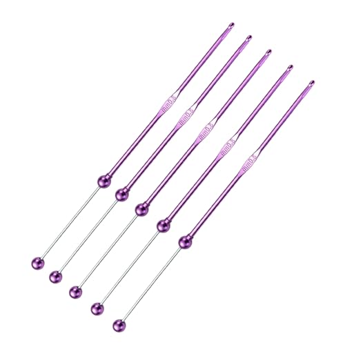 5 Stück Metall Häkelnadel Perlen Haken Set Metall Stricknadel Zubehör für Handwerk 5 Stück Metall Häkelnadel Perlen Haken Set Metall Stricknadel Zubehör für Handwerk von Dasbsug