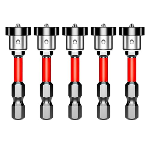 5 x Positionierschraubendreher-Bits für Gipskarton-Schrauben, Sechskantschaft, Trockenwand-Setter-Installation von Dasbsug